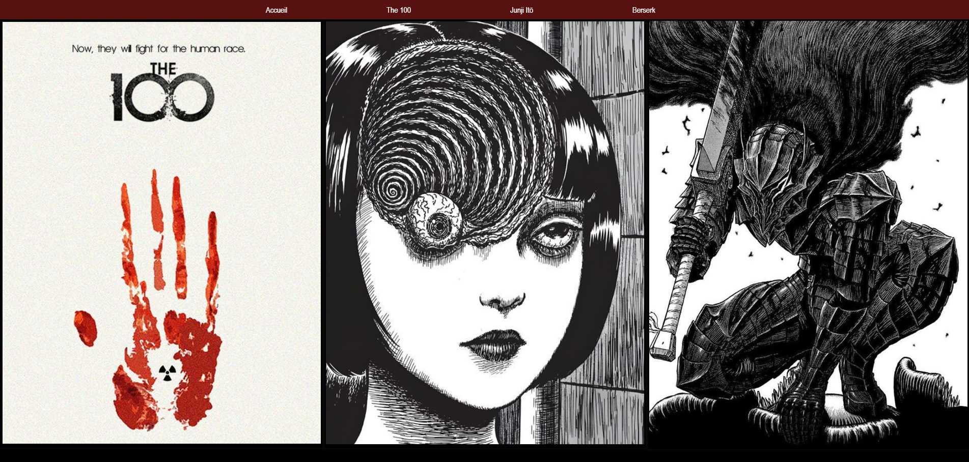 Aperçu du site web Passions